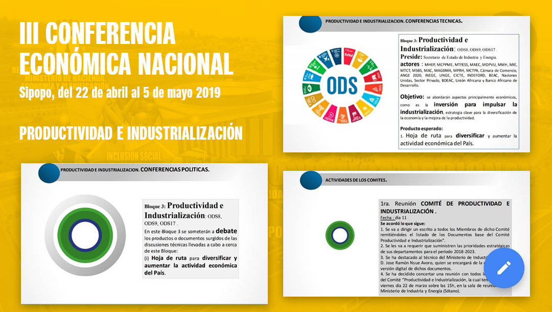 III CONFERENCIA ECONÓMICA NACIONAL - Productividad e industrialización